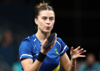 Seleção Feminina do Brasil comemora liderança invicta do grupo no Mundial de Tênis de Mesa 2026