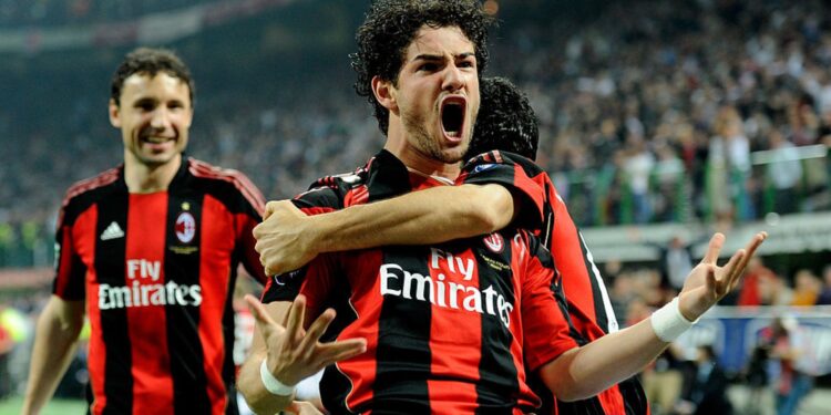 Alexandre Pato em jogo do Milan