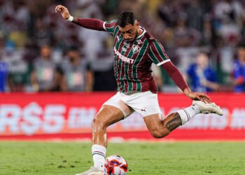 Freytes durante jogo do Fluminense