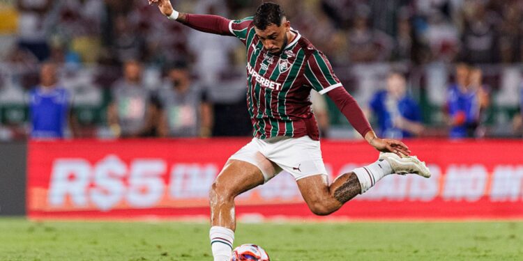 Freytes durante jogo do Fluminense