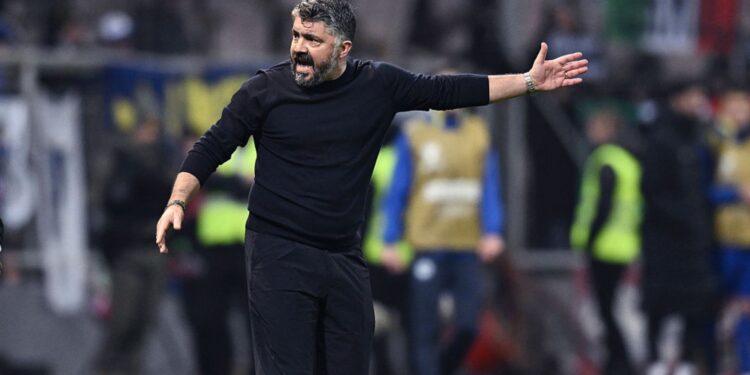 Gattuso em jogo da Itália
