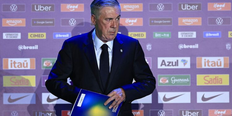 Ancelotti durante convocação da Seleção Brasileira