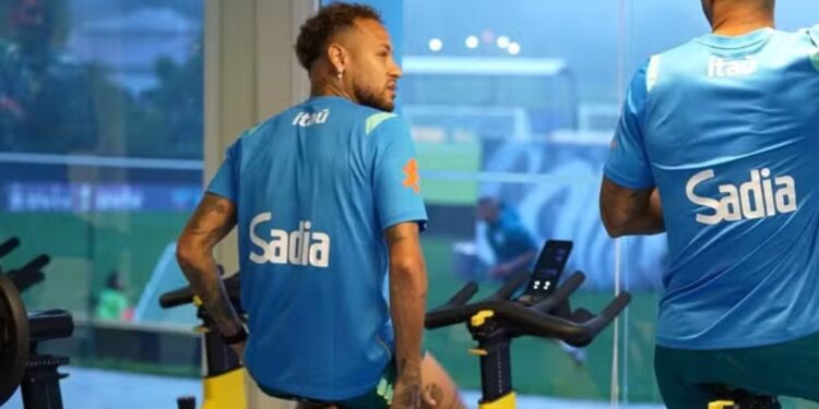 Neymar sofreu lesão muscular na panturrilha e está fora dos amistosos da Seleção