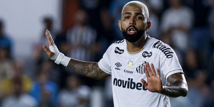 Gabigol desabafa após empate do Santos com o San Lorenzo na Sul-Americana