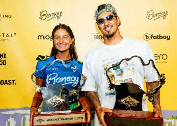 Medina e Luana Silva celebram a conquista da Tríplice Coroa Australiana