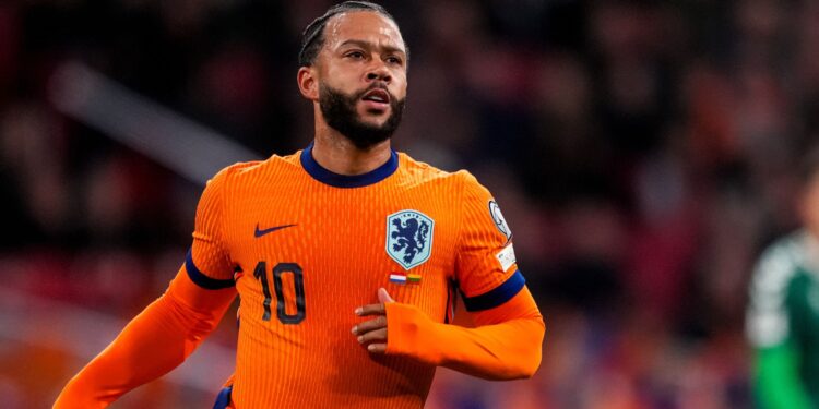Holanda aposta em Memphis Depay e estrelas europeias para a Copa do Mundo de 2026