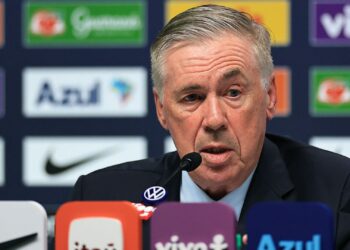 Ancelotti durante convocação da Seleção Brasileira