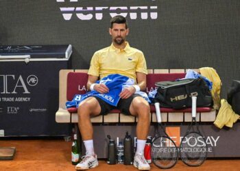 Djokovic durante participação em Roma