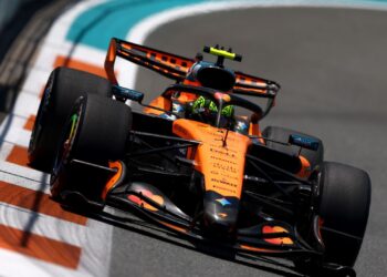 Carro de Lando Norris no GP de Miami