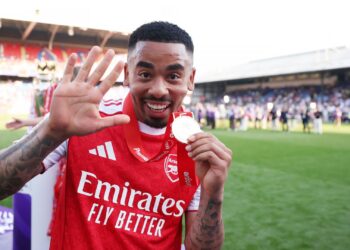 Gabriel Jesus definiu o seu futuro, o atacante quer permanecer no Arsenal e cumprir o contrato que vai até junho de 2027.