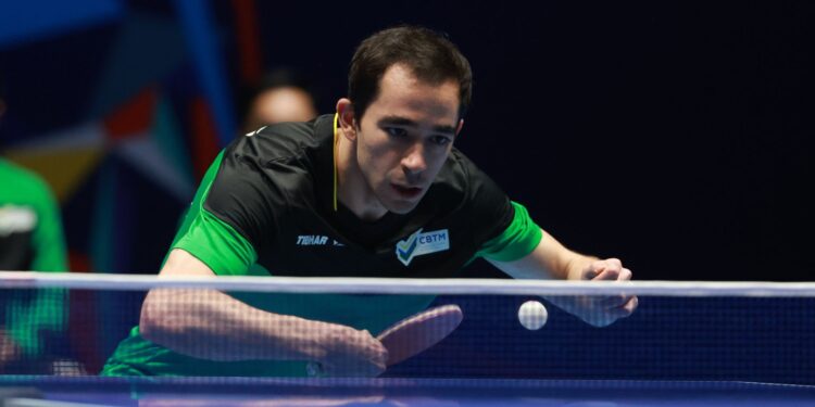 Hugo Calderano, atual número 6 do ranking da WTT, completou 400 semanas entre os 20 melhores jogadores