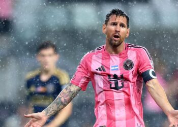 Messi durante jogo do Inter Miami