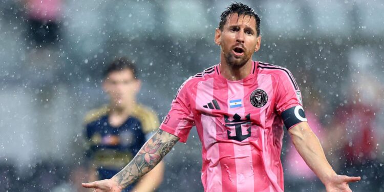 Messi durante jogo do Inter Miami