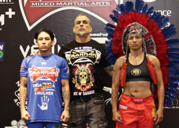 Marina Monteiro e Taynara Silva disputam o cinturão até 52kg na luta principal do evento – Foto: divulgação