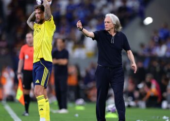 Jorge Jesus em jogo do Al-Nassr
