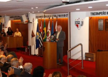 Presidente do São Paulo em discurso