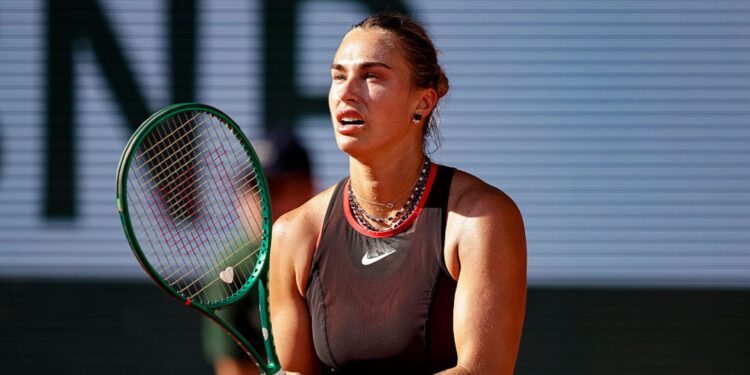 Sabalenka em Roland Garros