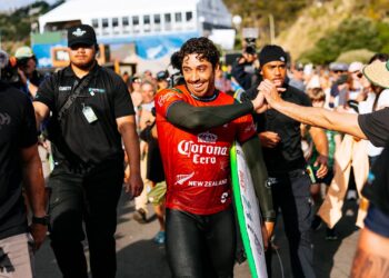 Yago Dora após vitória na Nova Zelândia