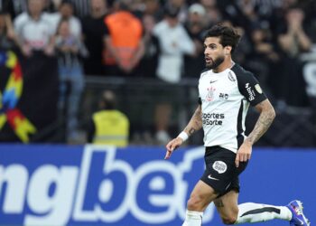 Yuri Alberto em jogo do Corinthians