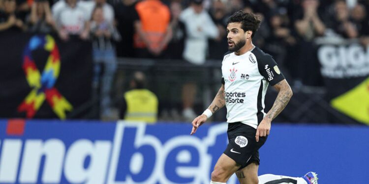 Yuri Alberto em jogo do Corinthians