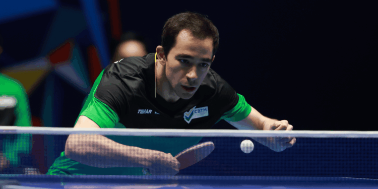 Hugo Calderano atropela rival e garante vaga nas oitavas do WTT Star Contender Ljubljana