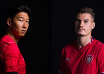 Heung-Min Son e Patrik Schick, craques de Coreia do Sul x República Tcheca (Crédito: Getty Images)