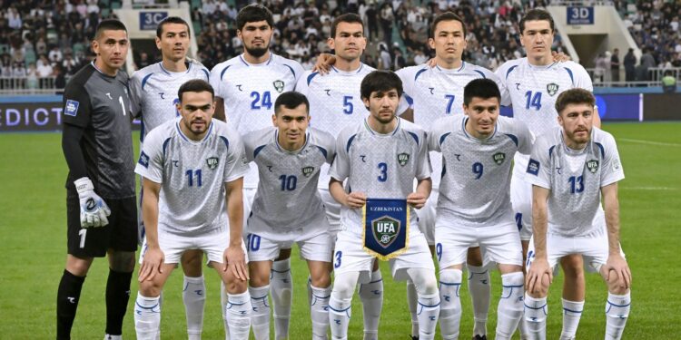 Uzbequistão comemora classificação inédita para o Mundial de 2026