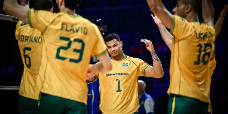 Brasil sofre primeira derrota na Liga das Nações masculina diante da Ucrânia
