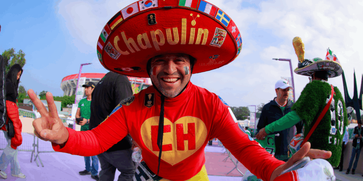México encanta torcedores e vira destaque entre anfitriões da Copa. -(Créditos: Getty Images)