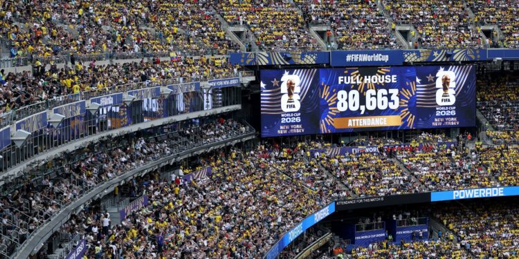 Copa do Mundo de 2026 quebra recorde de público presente