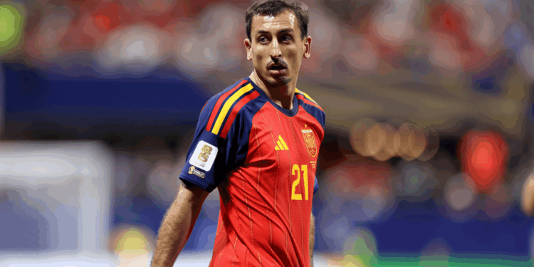 Mikel Oyarzabal, durante o duelo entre Espanha e Cabo Verde, passou os primeiros 30 minutos de jogo sem tocar na bola uma única vez.