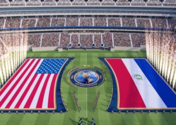 Revolu&ccedil;&atilde;o pr&eacute;-jogo: FIFA cria &lsquo;Arco da Copa&rsquo; e muda a posi&ccedil;&atilde;o de atletas e &aacute;rbitros nos hinos