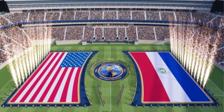 Revolução pré-jogo: FIFA cria ‘Arco da Copa’ e muda a posição de atletas e árbitros nos hinos