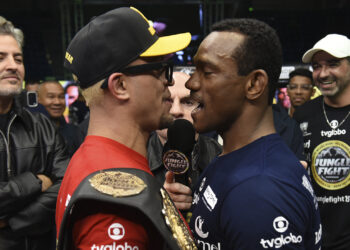 Ernane Pimenta e Fabrício Bakai se enfrentam na grande final - Foto: Carlos Ventura/Jungle Fight