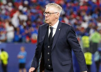 Ancelotti em jogo do Brasil