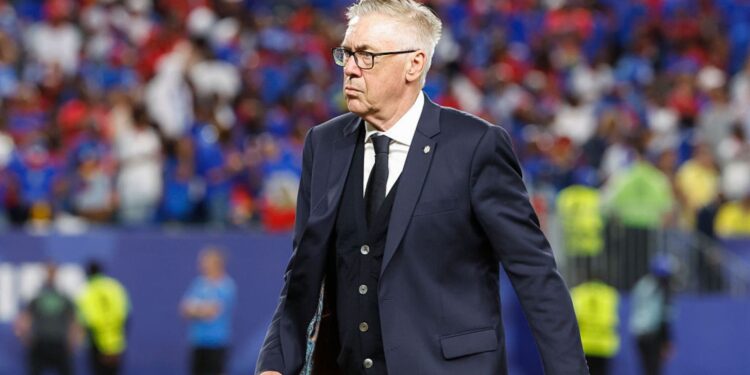 Ancelotti em jogo do Brasil