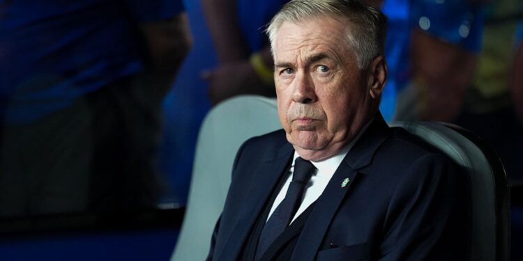 Ancelotti em jogo do Brasil