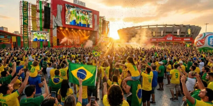 Fan Zones Copa do Mundo 2026 no Brasil: mapa completo de shows, valores e jogos
