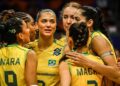 Brasil em a&ccedil;&atilde;o contra a Bulg&aacute;ria na VNL