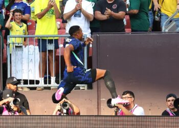 Endrick garantiu a vit&oacute;ria do Brasil
