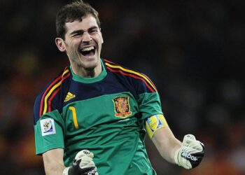 Casillas na final da Copa do Mundo de 2010