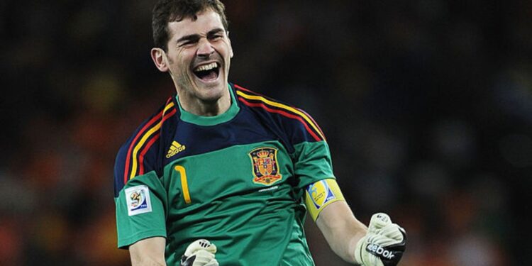 Casillas na final da Copa do Mundo de 2010