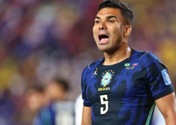 Casemiro em jogo do Brasil