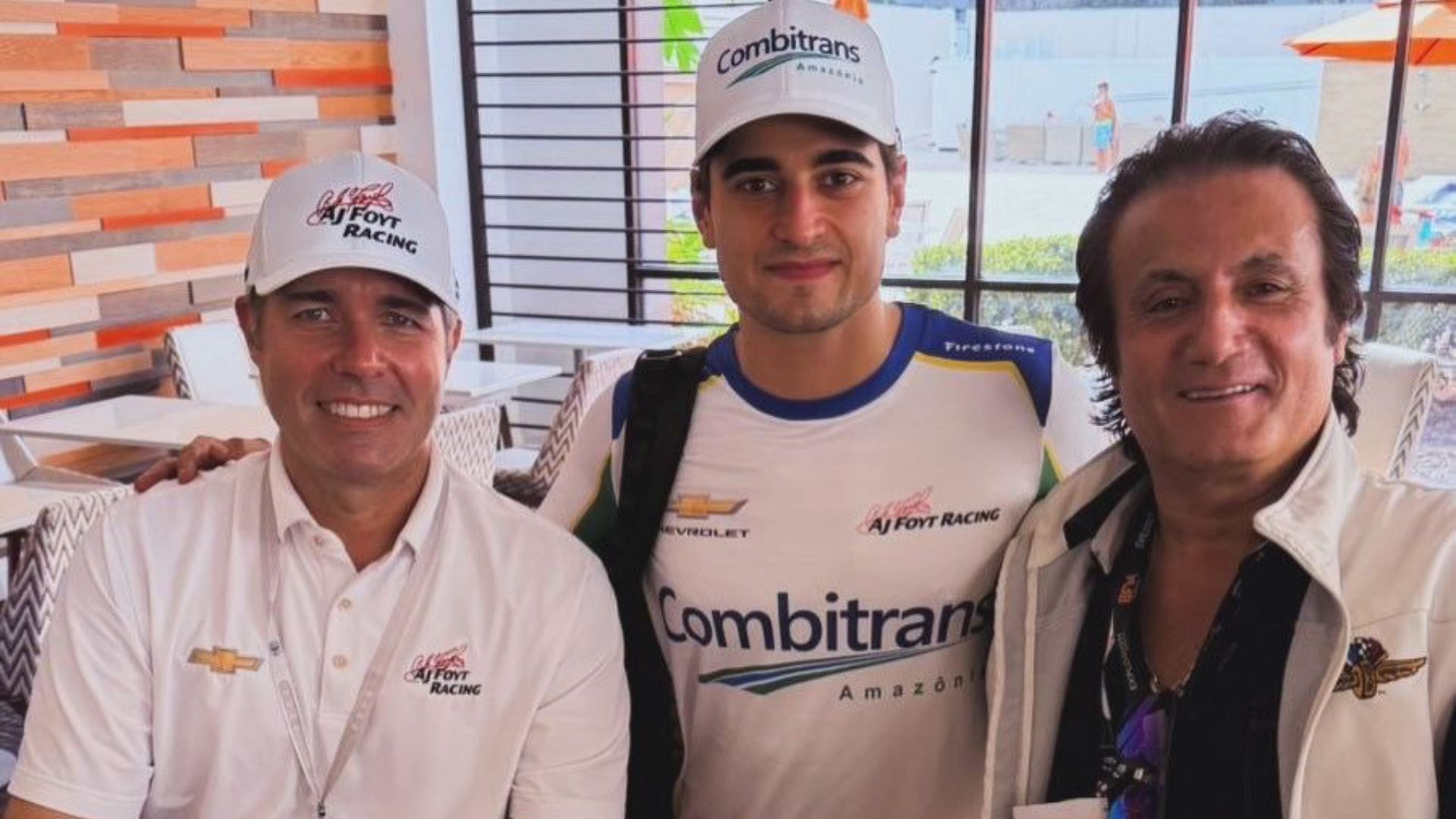 Larry Foyt, Caio Collet e Marcelo Camargo