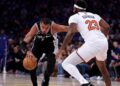 Lance do jogo entre Knicks e Spurs