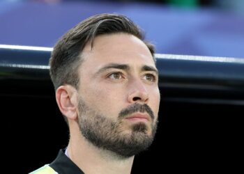 Davide Ancelotti em jogo do Brasil