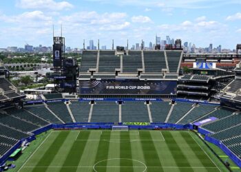 Foto do Lincoln Financial Field, palco de Brasil x Haiti