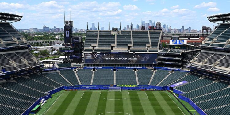 Foto do Lincoln Financial Field, palco de Brasil x Haiti