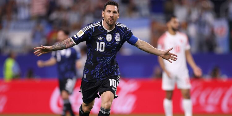 Messi chegou ao sexto gol com a Argentina na Copa do Mundo