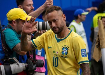 Neymar em jogo do Brasil